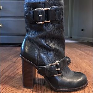 Theory leather boot